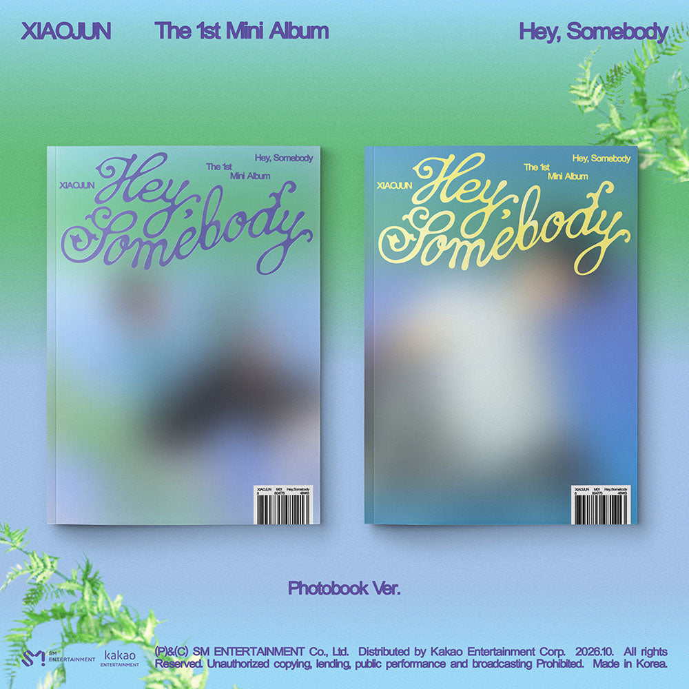 XIAOJUN 1ST MINI ALBUM - HEY, SOMEBODY (PHOTOBOOK VER.) (PRE-ORDER)
