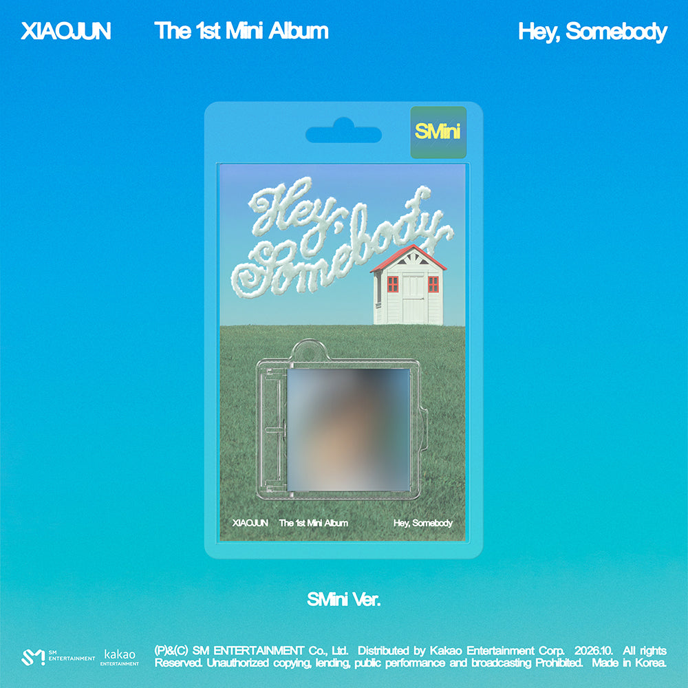 XIAOJUN 1ST MINI ALBUM - HEY, SOMEBODY (SMINI VER.) + WITHMUU PHOTOCARD (PRE-ORDER)