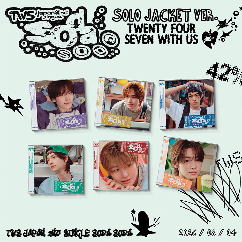 TWS JAPAN 2ND SINGLE ALBUM - SODA SODA (SOLO JACKET) (PRE-ORDER)