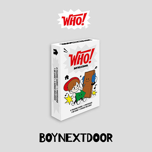 BOYNEXTDOOR 1ST SINGLE ALBUM - WHO! (WEVERSE ALBUMS VER.)