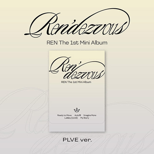 REN 1ST MINI ALBUM - REN'DEZVOUS (PLVE VER.)