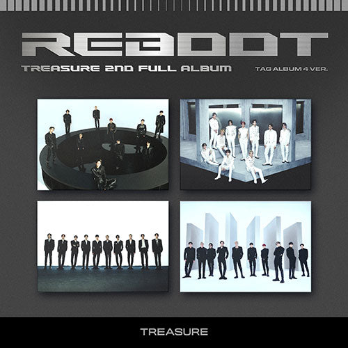 TREASURE 2ND ALBUM - REBOOT (YG TAG ALBUM) + PHOTOCARD