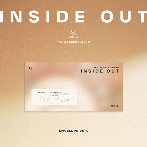 SEOLA THE 1ST SINGLE ALBUM - INSIDE OUT (ENVELOPE VER.)