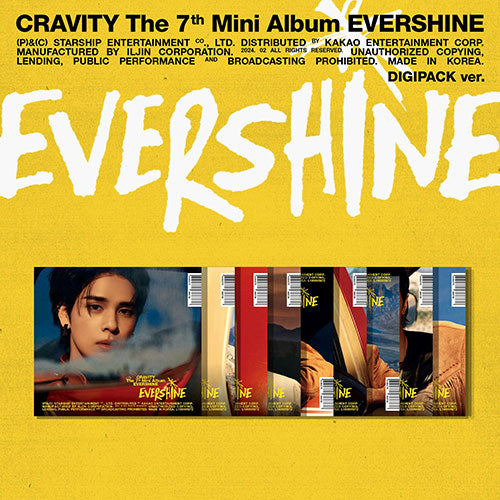 CRAVITY 7TH MINI ALBUM - EVERSHINE (DIGIPACK VER.)