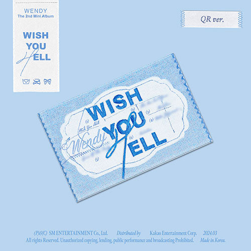 WENDY 2ND MINI ALBUM - WISH YOU HELL (QR VER.)