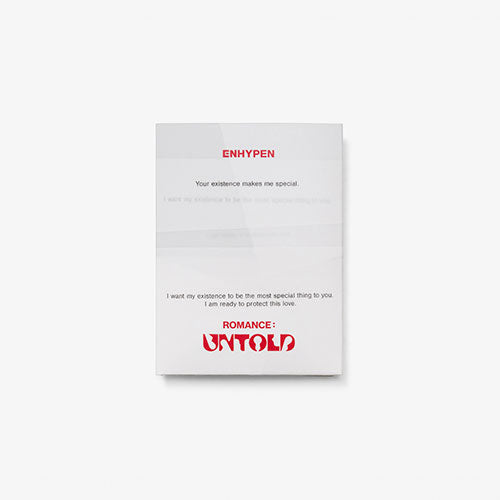 ENHYPEN 2ND ALBUM - ROMANCE : UNTOLD (WEVERSE ALBUMS VER.)