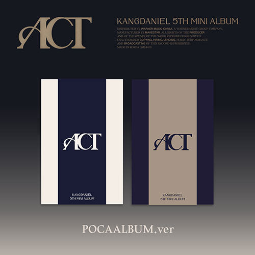 KANGDANIEL 5TH MINI ALBUM - ACT (POCAALBUM VER.)