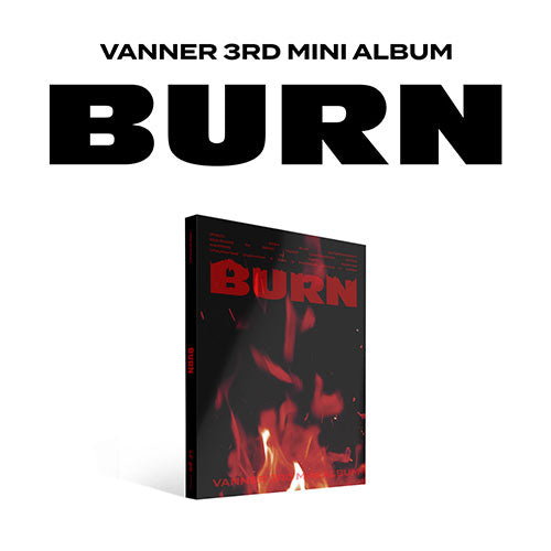 VANNER 3RD MINI ALBUM - BURN + APPLEMUSIC PHOTOCARD