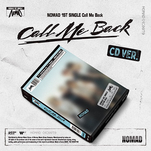 NOMAD 1ST SINGLE ALBUM - CALL ME BACK (CD VER.)