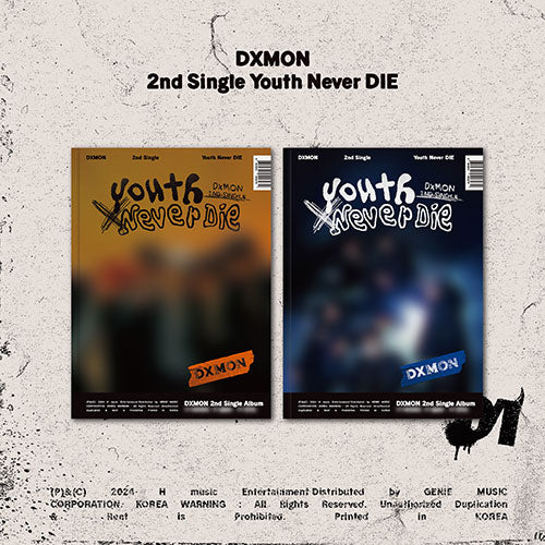 DXMON 2ND SINGLE ALBUM - YOUTH NEVER DIE