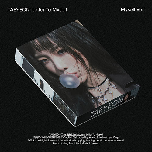 TAEYEON 6TH MINI ALBUM - LETTER TO MYSELF (MYSELF VER.)