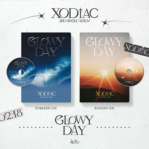 XODIAC 3RD SINGLE ALBUM - GLOWY DAY