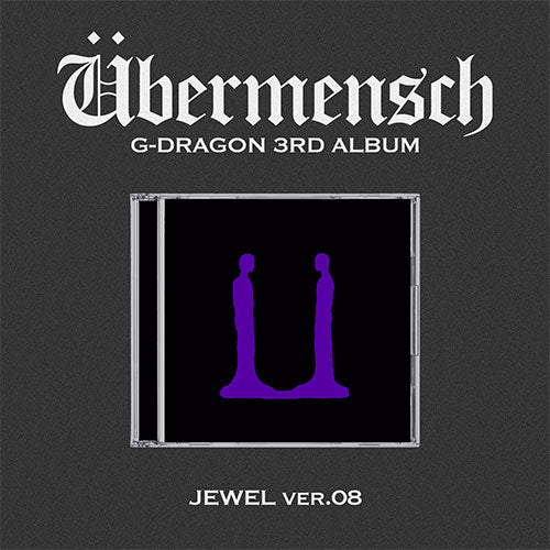 G-DRAGON 3RD ALBUM - ÜBERMENSCH (JEWEL VER.) + APPLEMUSIC PHOTOCARD