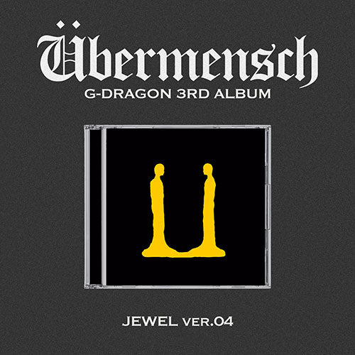 G-DRAGON 3RD ALBUM - ÜBERMENSCH (JEWEL VER.) + APPLEMUSIC PHOTOCARD