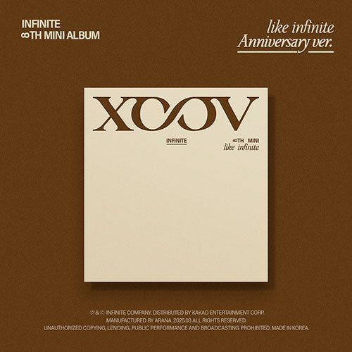INFINITE 8TH MINI ALBUM - LIKE INFINITE (ANNIVERSARY VER.)