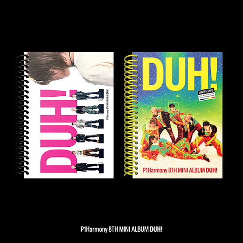 P1HARMONY 8TH MINI ALBUM - DUH! + WITHMUUPHOTOCARD (FS & VC VER.2) (PRE-ORDER)