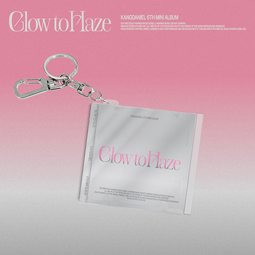 KANGDANIEL 6TH MINI ALBUM - GLOW TO HAZE (MINI CD KEYRING VER.)