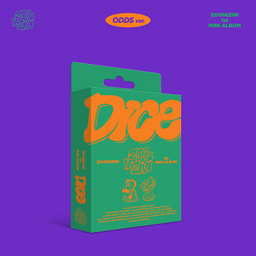 ZOONIZINI 1ST MINI ALBUM - DICE (META) + APPLEMUSIC PHOTOCARD