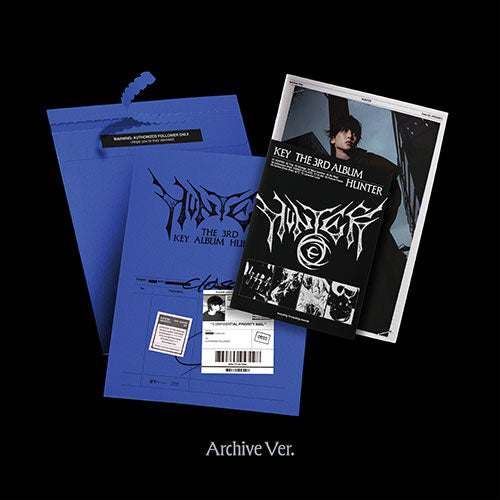 KEY 3RD ALBUM - HUNTER (ARCHIVE VER.) + WITHMUU PHOTOCARD (LD VER.) (PRE-ORDER)