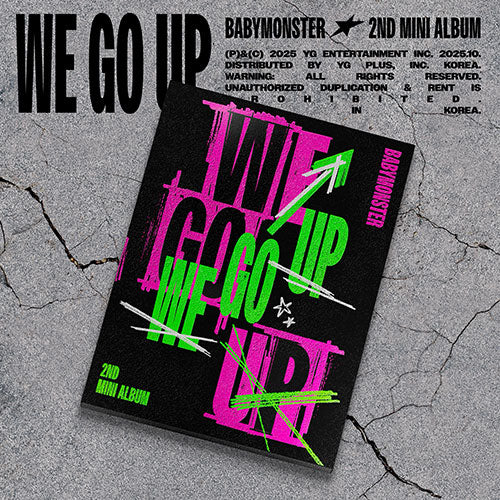 BABYMONSTER 2ND MINI ALBUM - WE GO UP (UP VER.) (PRE-ORDER)