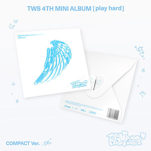 TWS 4TH MINI ALBUM - PLAY HARD (COMPACT VER.) + APPLEMUSIC PHOTOCARD + MINI POSETER (PRE-ORDER)