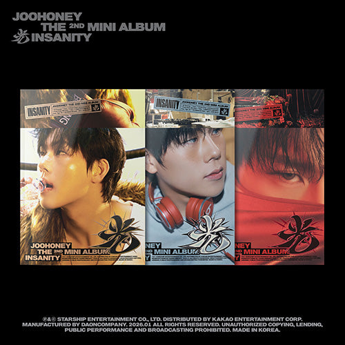 JOOHONEY 2ND MINI ALBUM - INSANITY