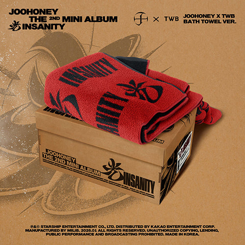 JOOHONEY 2ND MINI ALBUM - INSANITY (JOOHONEY X TWB BATH TOWEL VER.) (PRE-ORDER)