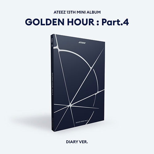 ATEEZ 13TH MINI ALBUM - GOLDEN HOUR : PART.4 (KOREA VER.) + APPLEMUSIC PHOTOCARD + PHOTO MAGNET (PRE-ORDER)