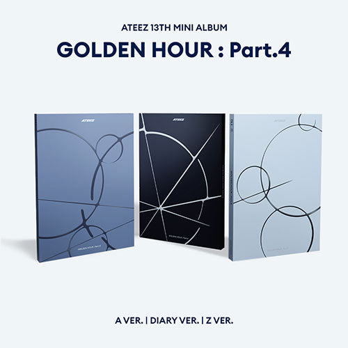 ATEEZ 13TH MINI ALBUM - GOLDEN HOUR : PART.4 (KOREA VER.) + TOKTOQ PHOTOCARD (PRE-ORDER)
