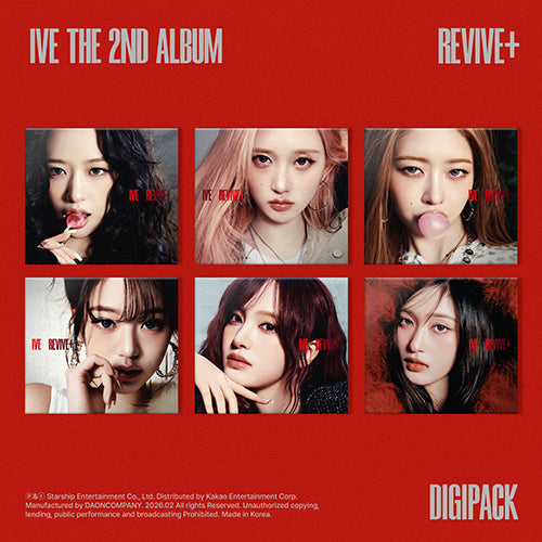 IVE REVIVE+ CD 本体 3形態 30枚セット 新品未開封 IVE 2ND ALBUM - REVIVI+ (DIGIPACK VER.) – SubK Shop