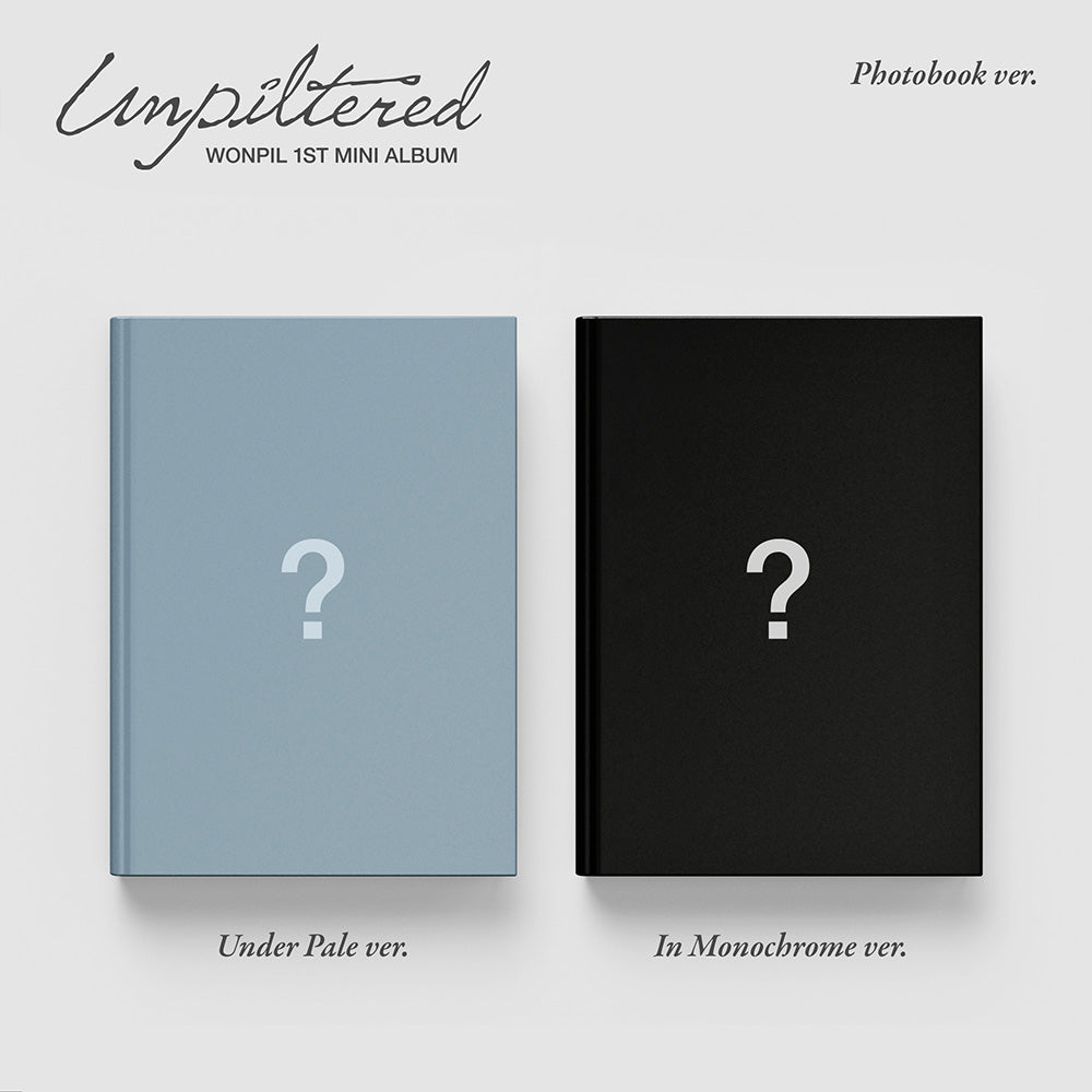WONPIL(DAY6) 1ST MINI ALBUM - UNPILTERED (PHOTOBOOK) + WITHMUU PHOTOCARD (PRE-ORDER)