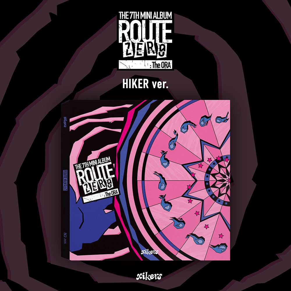 XIKERS 7TH MINI ALBUM - ROUTE ZERO : THE ORA + APPLEMUSIC PHOTOCARD