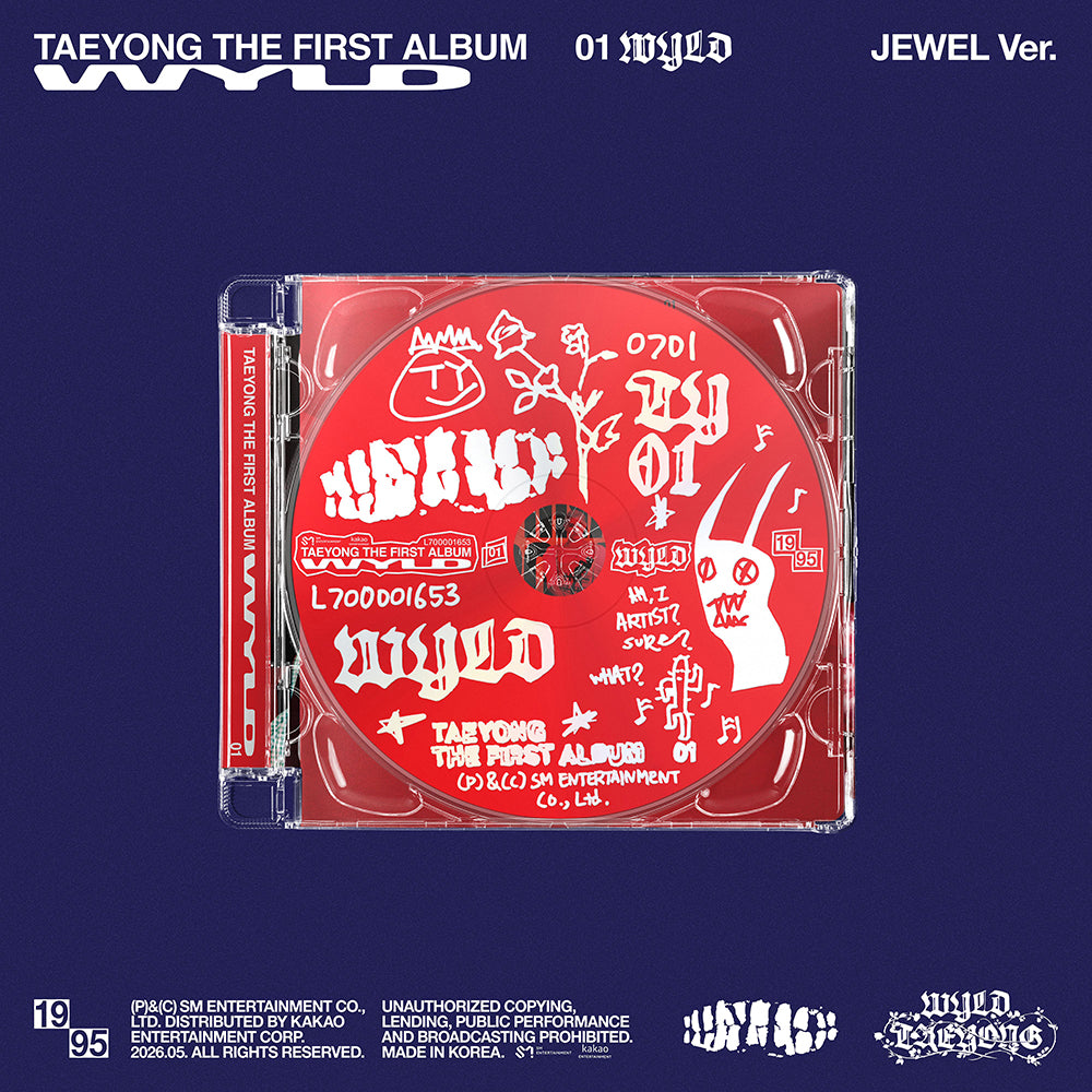 TAEYONG 1ST ALBUM - WYLD (JEWEL CASE VER.) + WITHMMUU PHOTOCARD