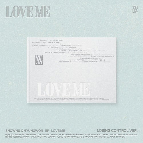 SHOWNU X HYUNGWON 2ND MINI ALBUM - LOVE ME (LOSING CONTROL VER.)