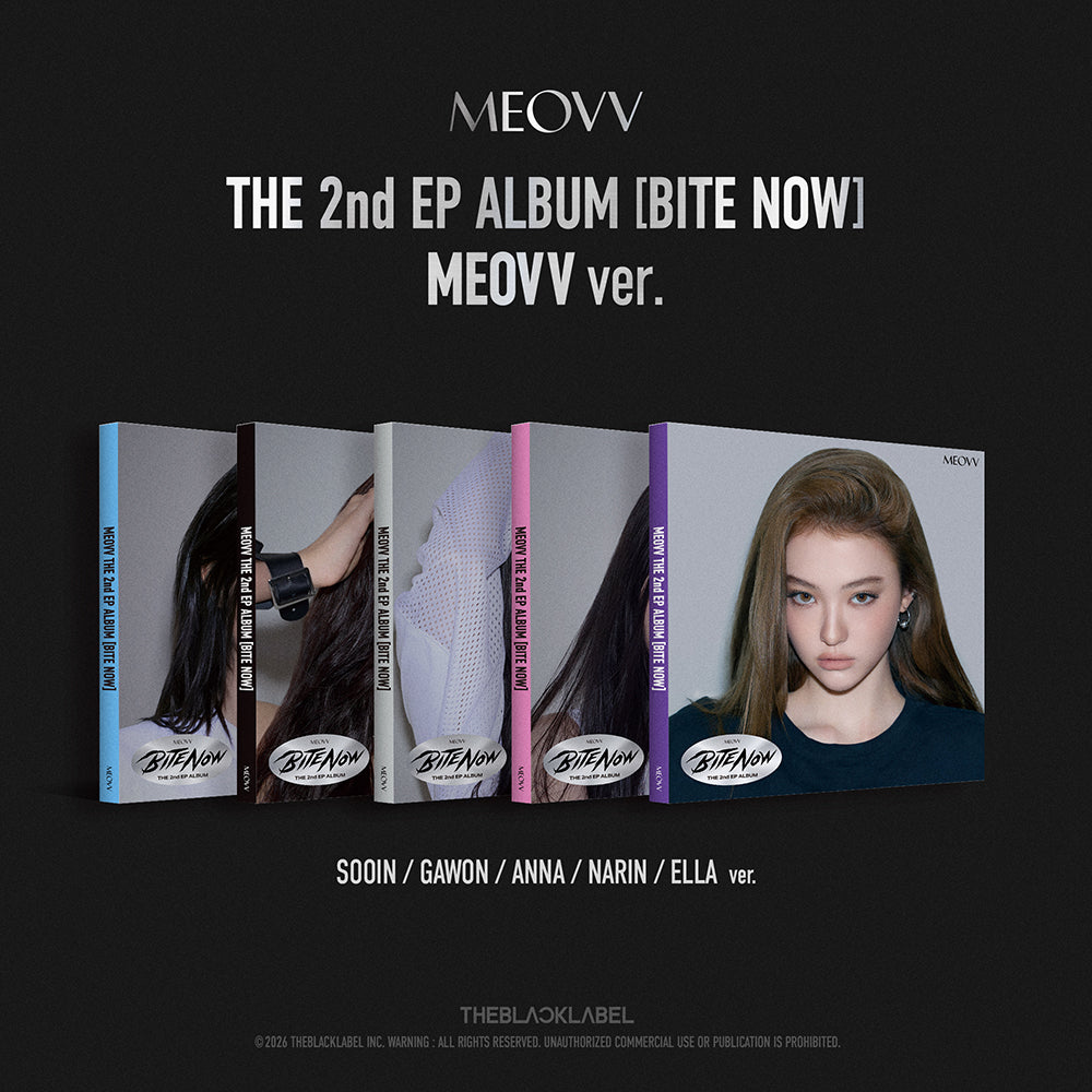 MEOVV 2ND EP ALBUM - BITE NOW (MEOVV VER.) + WITHMUU POSTCARD (PRE-ORDER)