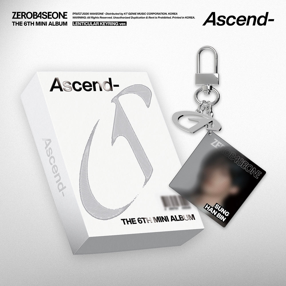 ZEROBASEONE 6TH MINI ALBUM - ASCEND- (LENTICULAR KEYRING VER.) (PRE-ORDER)
