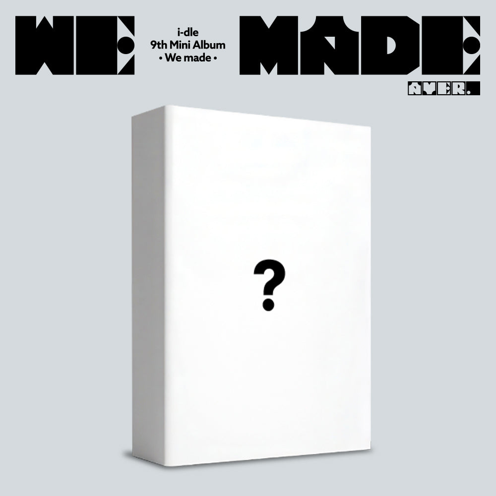 I-DLE 9TH MINI ALBUM - WE MADE + APPLEMUSIC PHOTOCARD (PRE-ORDER)