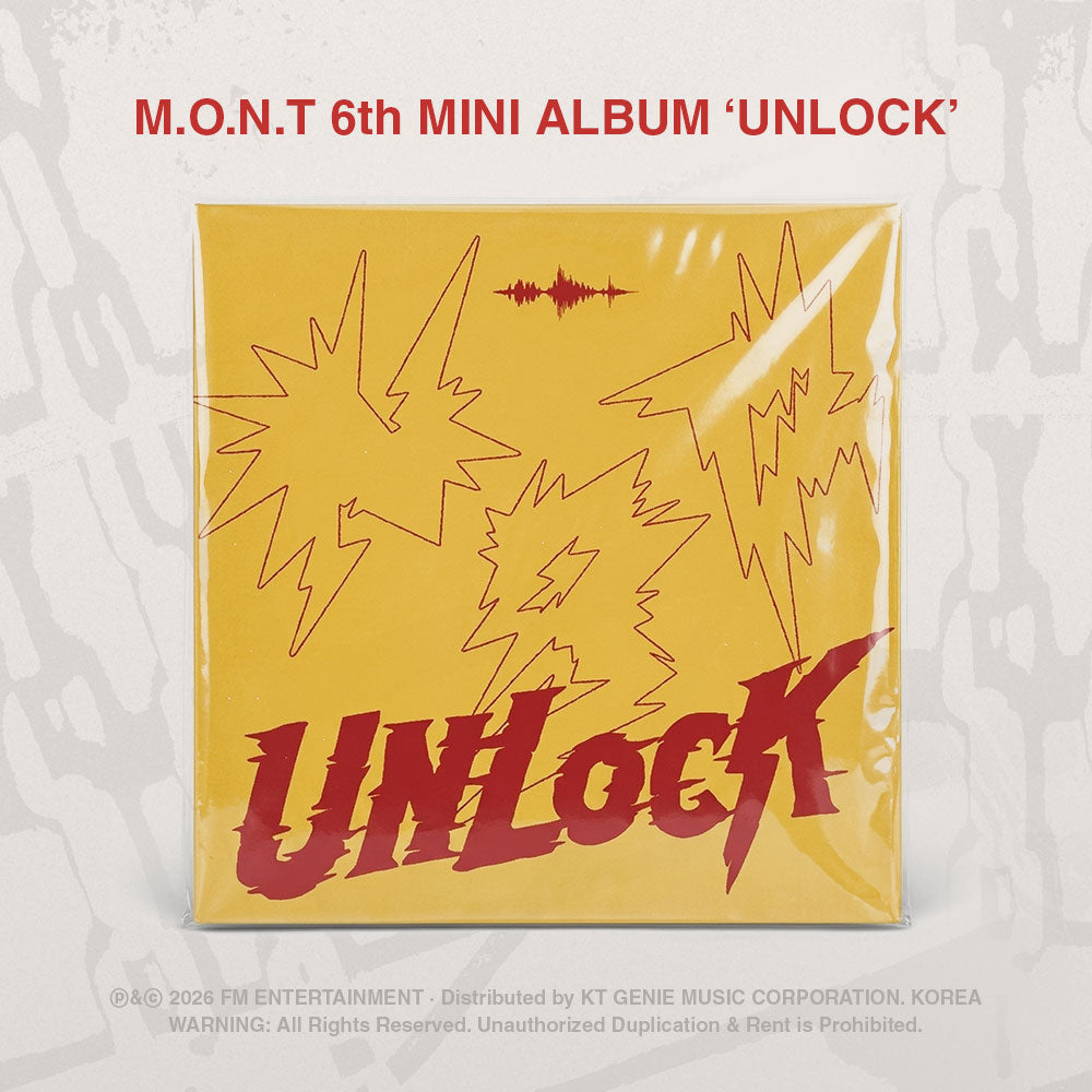 M.O.N.T 6TH MINI ALBUM - UNLOCK (PRE-ORDER)