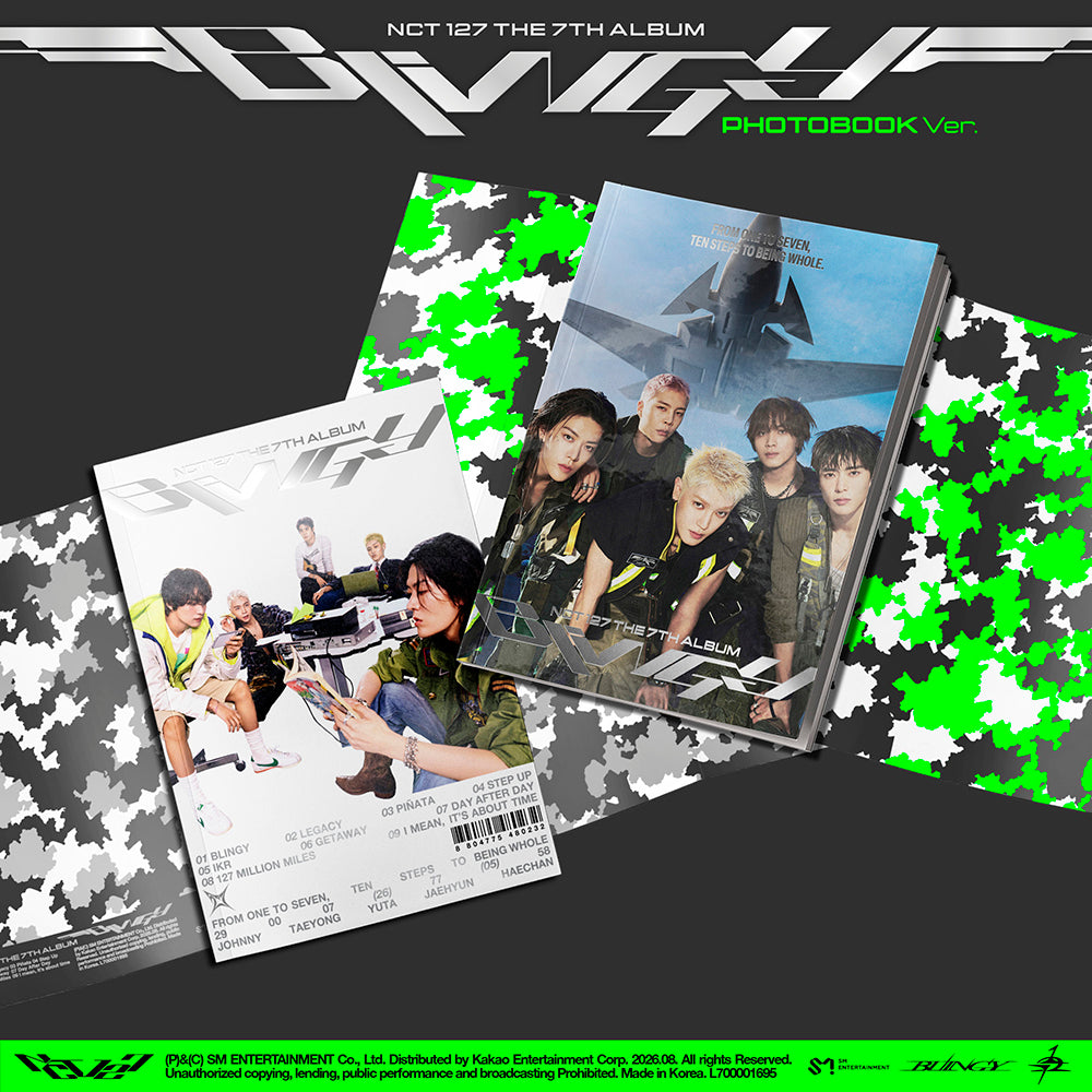 NCT 127 7TH ALBUM - BLINGY (PHOTOBOOK VER.)