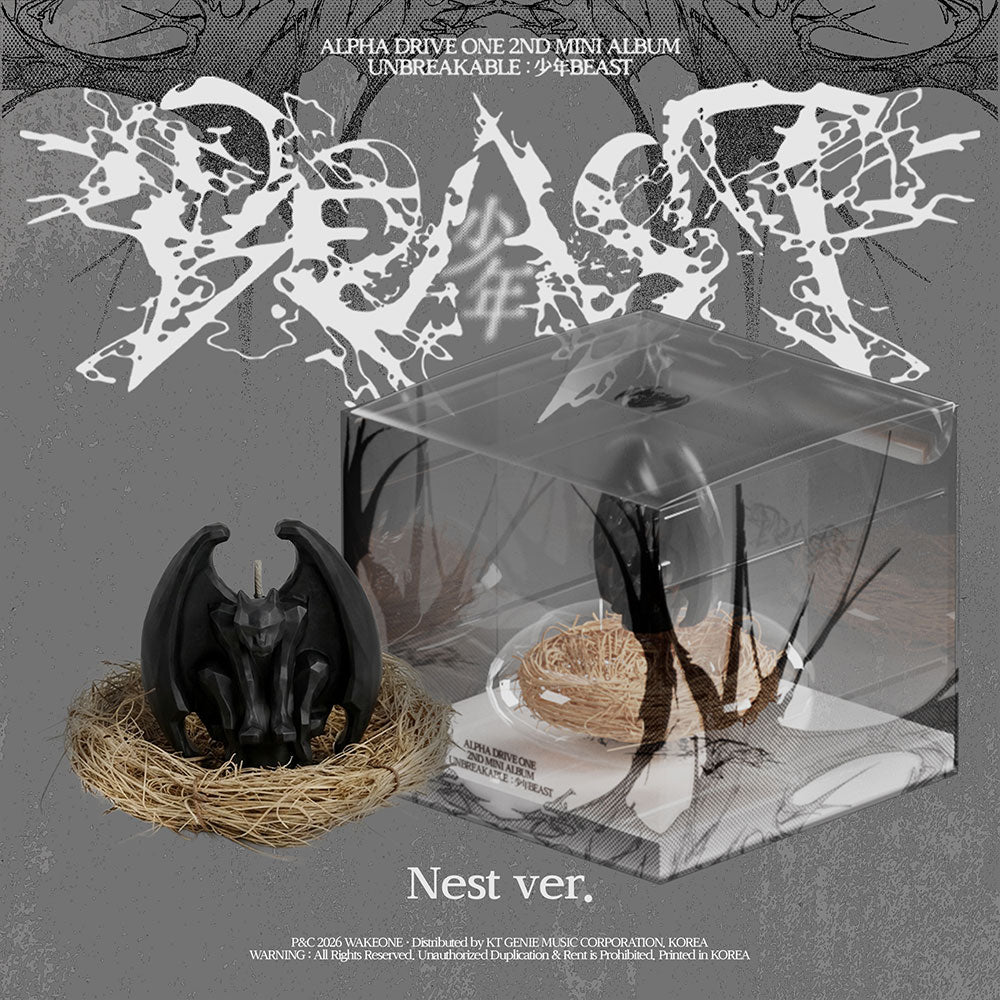 ALPHA DRIVE ONE 2ND MINI ALBUM - UNBREAKABLE : BEAST (NEST VER