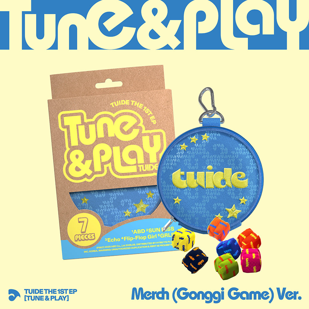 TUIDE 1ST EP ALBUM - TUNE & PLAY (MERCH [GONGGI GAME) VER.) (PRE-ORDER)