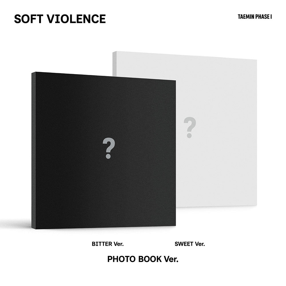 TAEMIN ALBUM - PHASE I : SOFT VIOLENCE (PHOTOBOOK VER.) + APPLEMUSIC PHOTOCARD (PRE-ORDER)