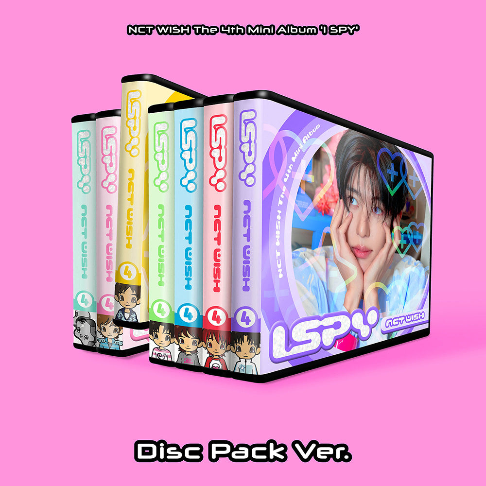 NCT WISH 4TH MINI ALBUM - I SPY (DISC PACK VER.) + APPLEMUSIC PHOTOCARD