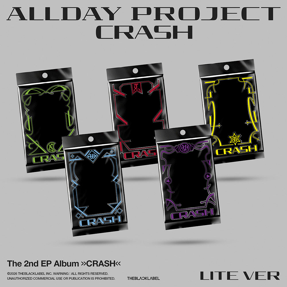 ALLDAY PROJECT 2ND EP ALBUM - CRASH (LITE VER.) + WITHMUU PHOTOCARD (PRE-ORDER)