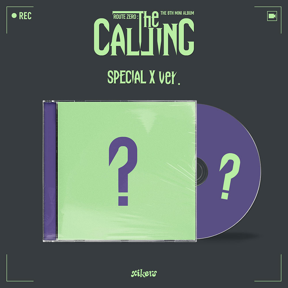 XIKERS 8TH MINI ALBUM - ROUTE ZERO : THE CALLING (SPECIAL X VER.) + APPLEMUSIC PHOTOCARD (PRE-ORDER)