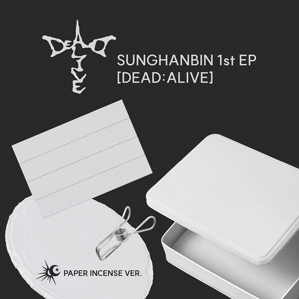 SUNG HAN BIN 1ST MINI ALBUM - DEAD:ALIVE (PAPER INCENSE VER.) (PRE-ORDER)