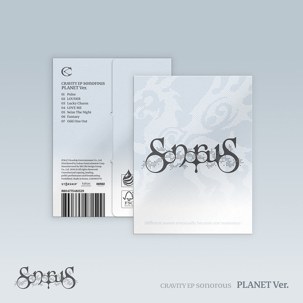 CRAVITY 9TH EP ALBUM - SONOROUS (PLANET VER.) (PRE-ORDER)