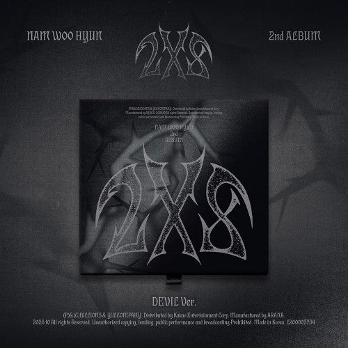 NAM WOO HYUN 2ND ALBUM - 2X8 (PRE-ORDER)