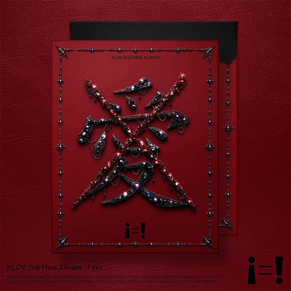 XLOV 3RD MINI ALBUM - i=! + APPLEMUSIC PHOTOCARD (PRE-ORDER)