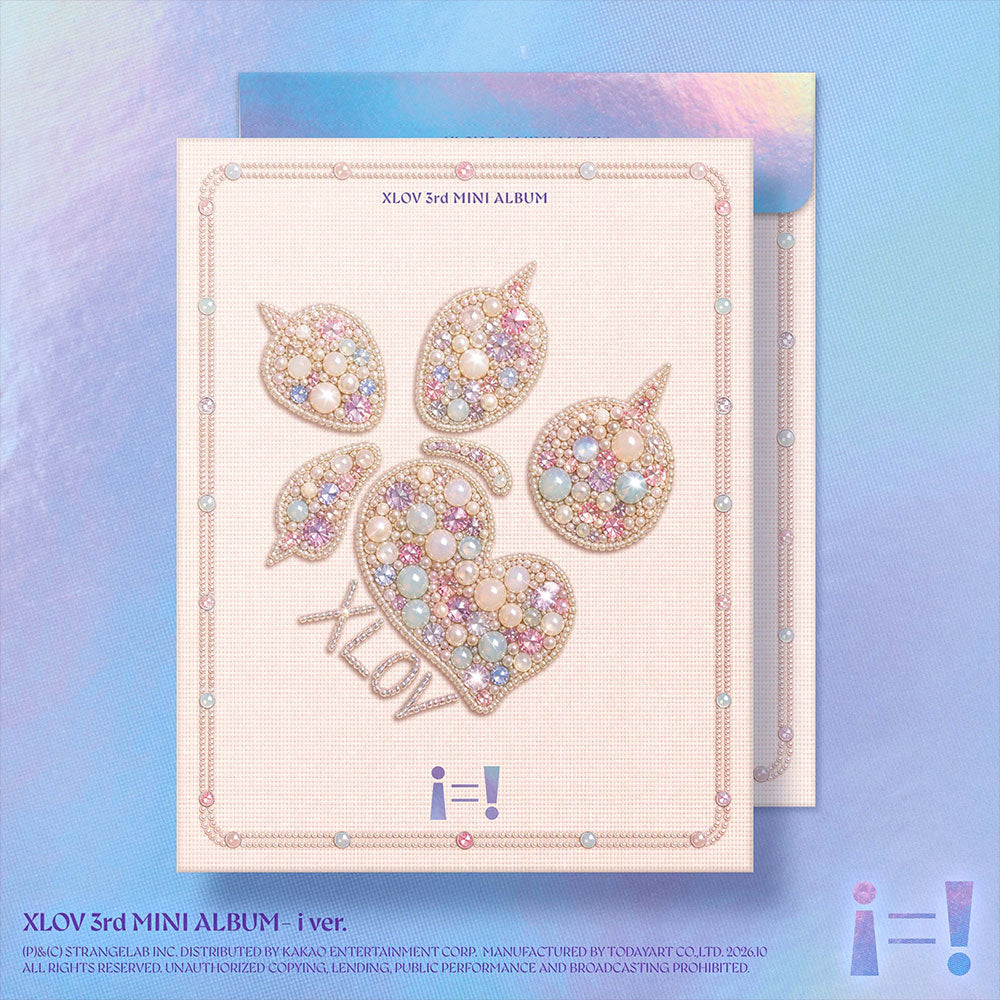 XLOV 3RD MINI ALBUM - i=! + APPLEMUSIC PHOTOCARD (PRE-ORDER)
